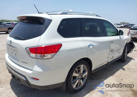 2015 Nissan Pathfinder Platinum z USA, uszkodzony, nr VIN 5N1AR2MN1FC713987